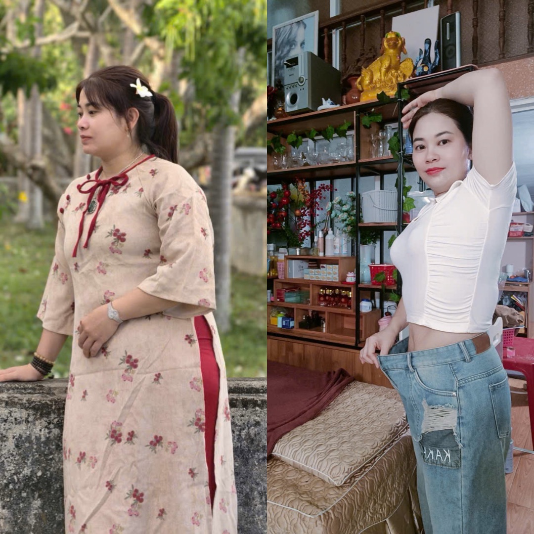 Chị Võ Hoàng Thiên Thanh — hành trình thay đổi vóc dáng sau khi học nghề bấm huyệt giảm béo